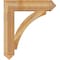 Ekena Millwork Thorton Arts & Crafts Rough Sawn Bracket, Western Red Cedar, 6"W x 30"D x 34"H BKT06X30X34THR03RWR - alternate 3